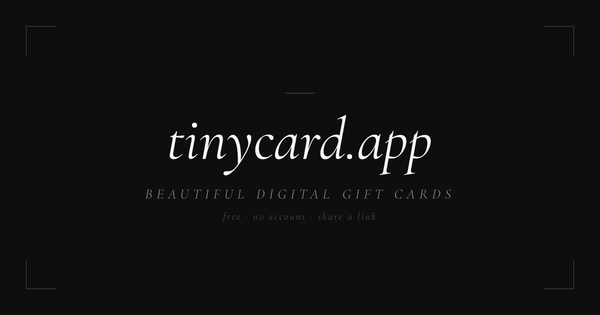 Show HN: TinyCard – The TinyLetter of Greeting Cards